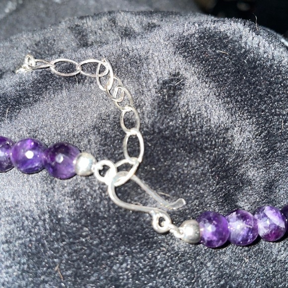 Amethyst & Turquoise bead necklace by Jay King - Picture 9 of 11